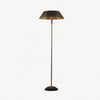 Auriglow Enameled Brass Perforated Floor Lamp - Space Age Style - Home Decor