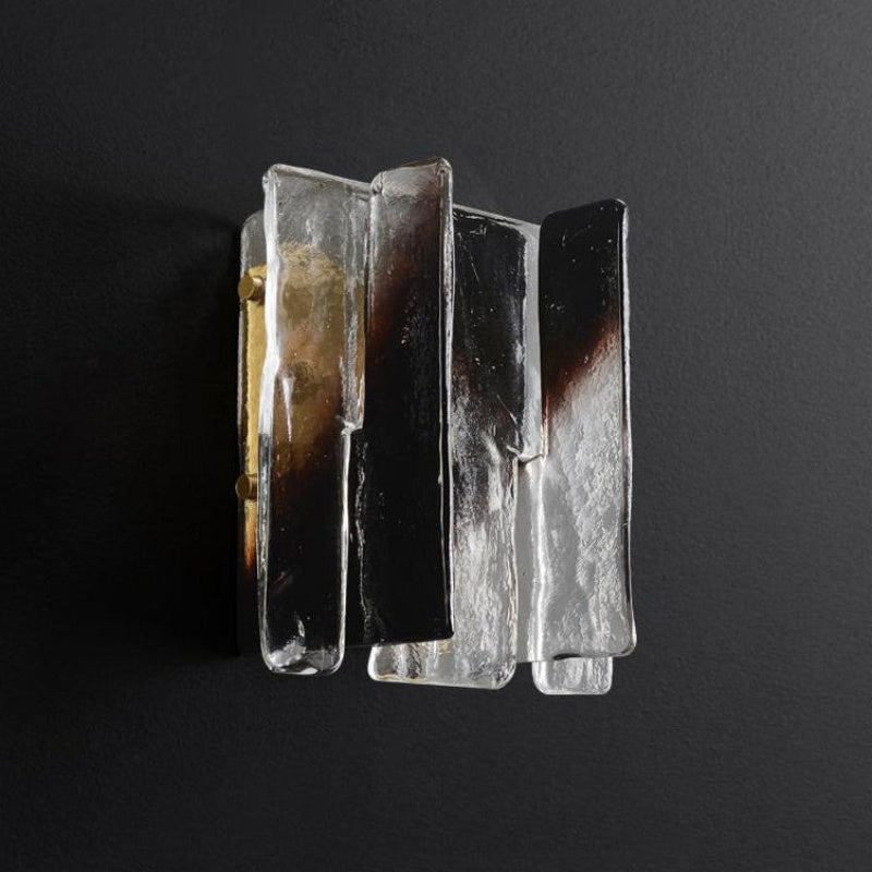 Lumiridge Modern Wall Light - Minimalist Design Metal Glass Fixture for Living Room