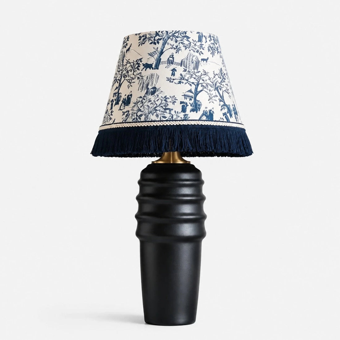 Embroidered Ceramic Table Lamp
