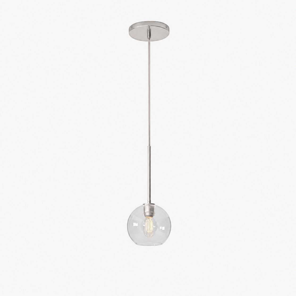 Selvion Sculptural Globe Pendant Light - Modern Glass Pendant Lamp - Sleek Design