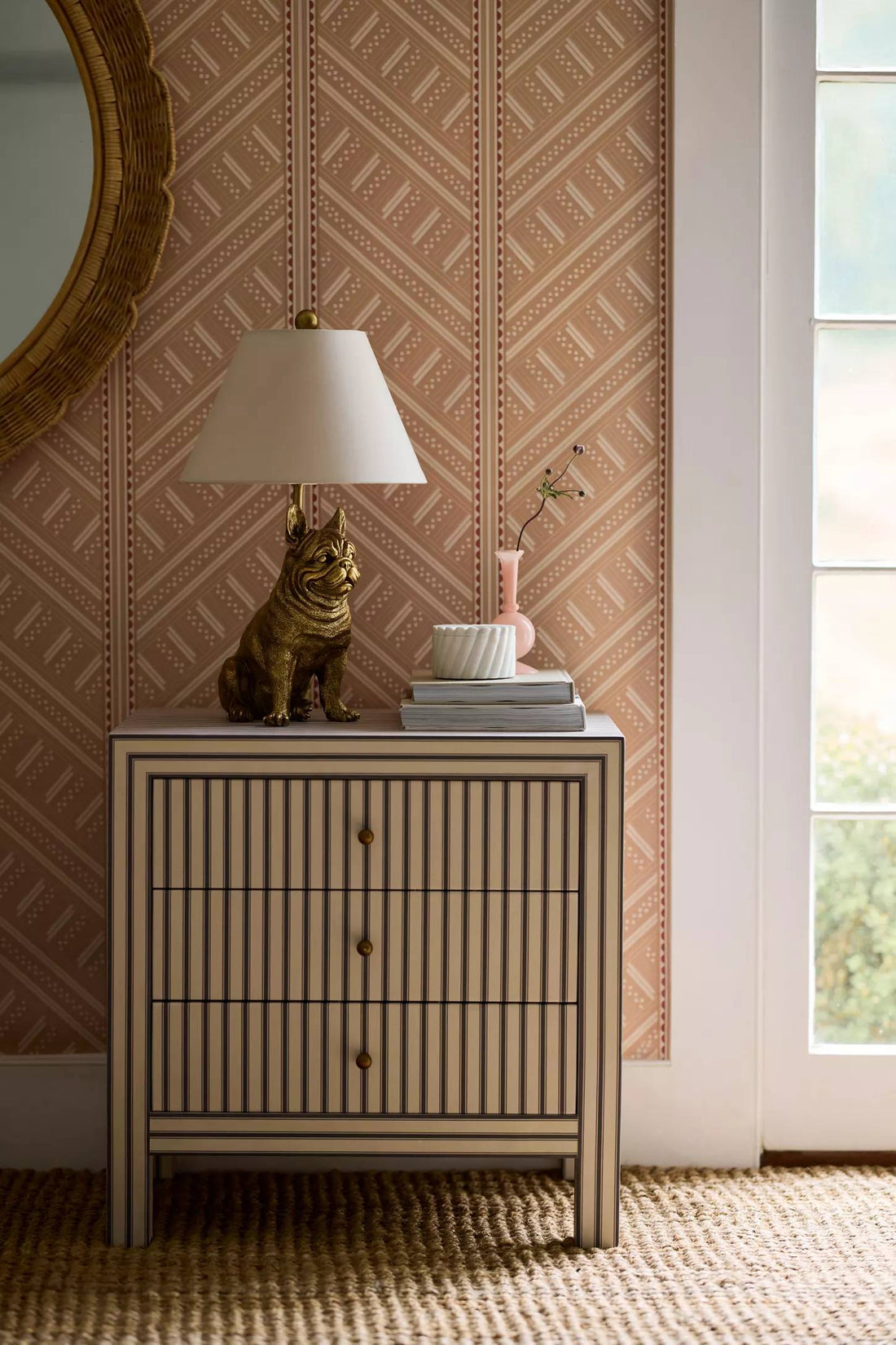 Pawdia Unique Table Lamp - Decorative Ceramic Animal Bedside Lamp
