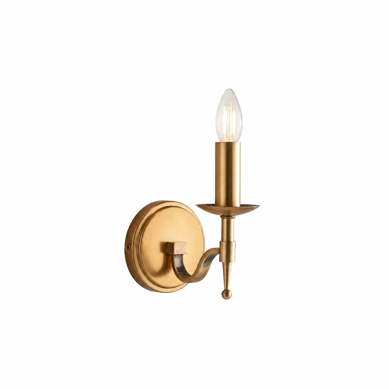 Tela Classic Wall Sconce Metal Wall Light - Elegant Wall Sconce Ideal for Hallway or Living Room