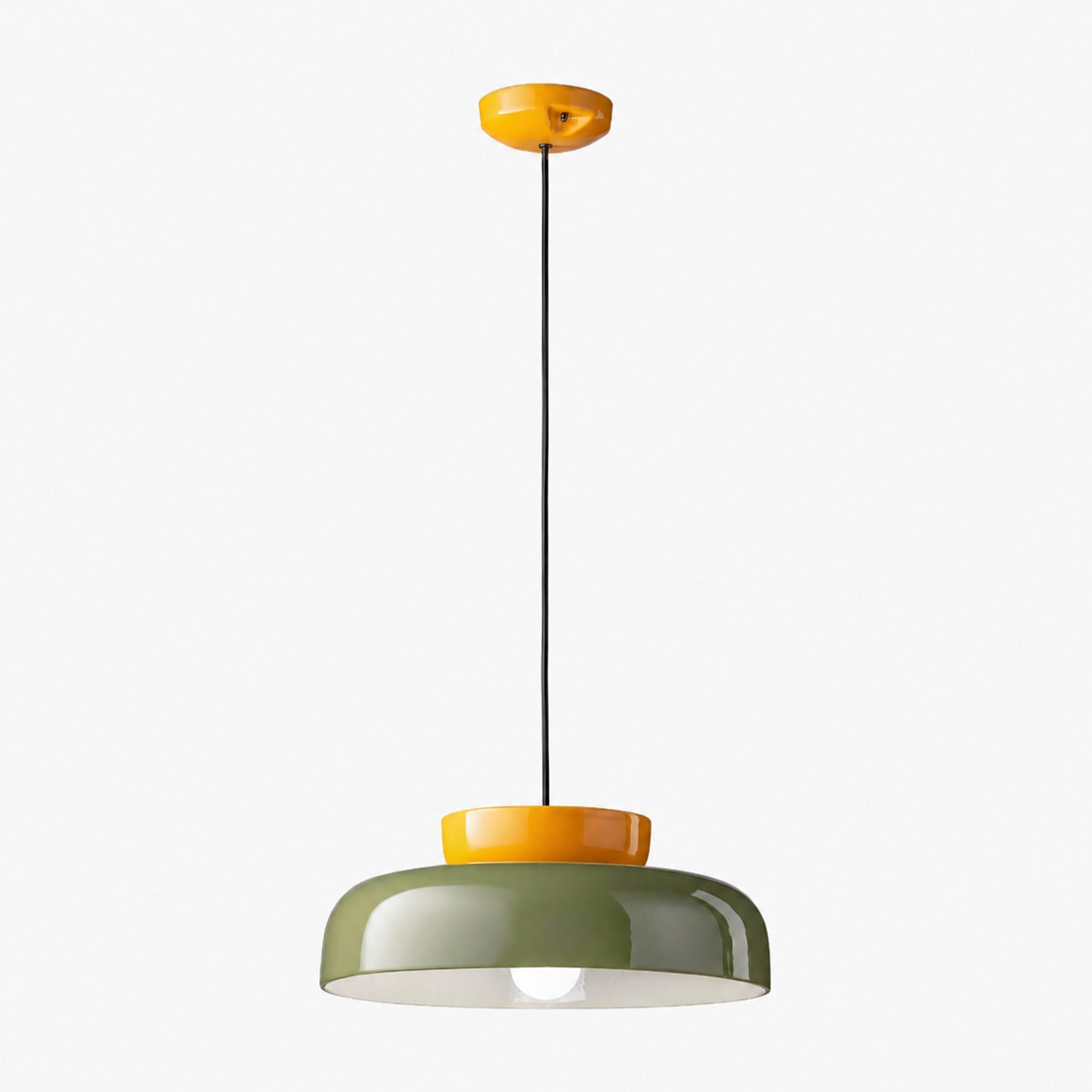Fiesta Colorful Bowl Shaped Nordic Ceramic Pendant Lamp