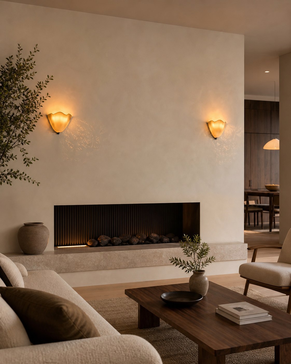 Bellina Modern Wall Light - Artisanal Glass Vera Lamp for Interior Decor