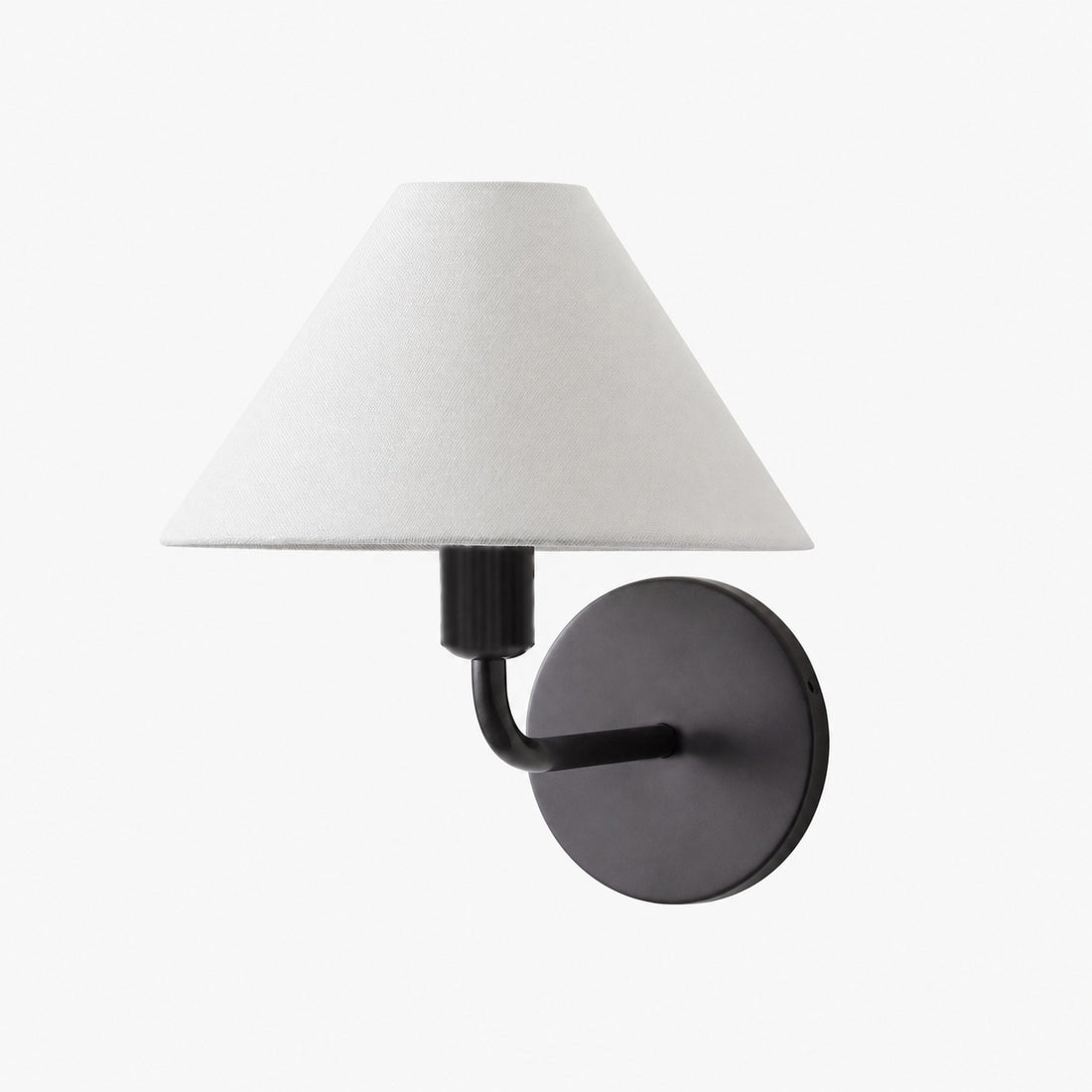 Gilda Fabric Drum Shade Wall Sconce - Modern Brass Accent Light for Bedroom and Hallway