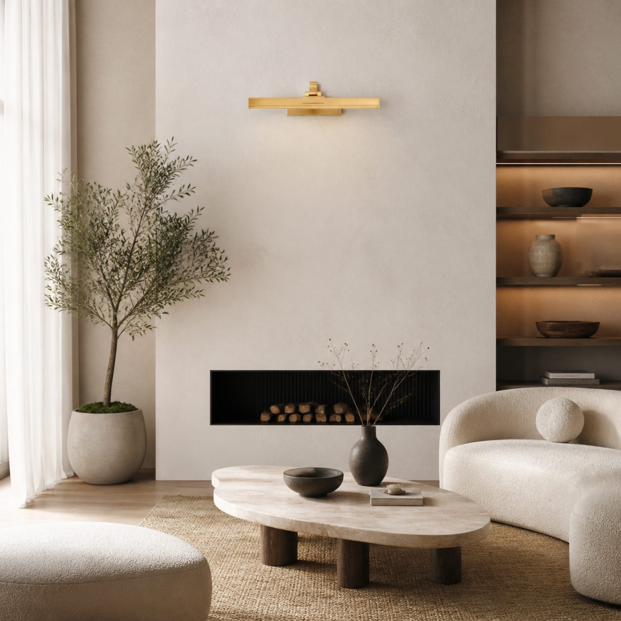 Aurix Cordless Picture Light with Slim Modern Design - LED Wall Fixture for Art & Hallways
