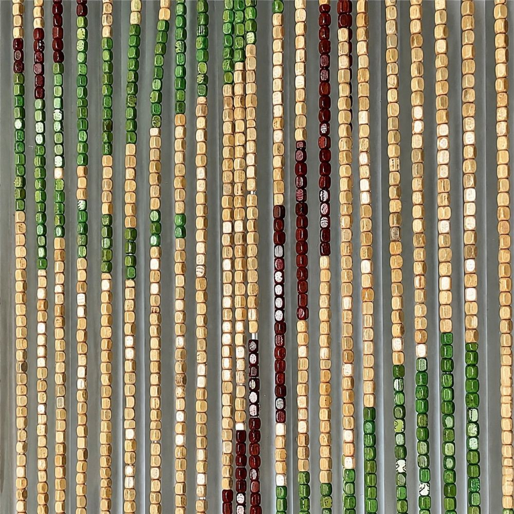 Bohemian Wooden Beaded Door Curtain