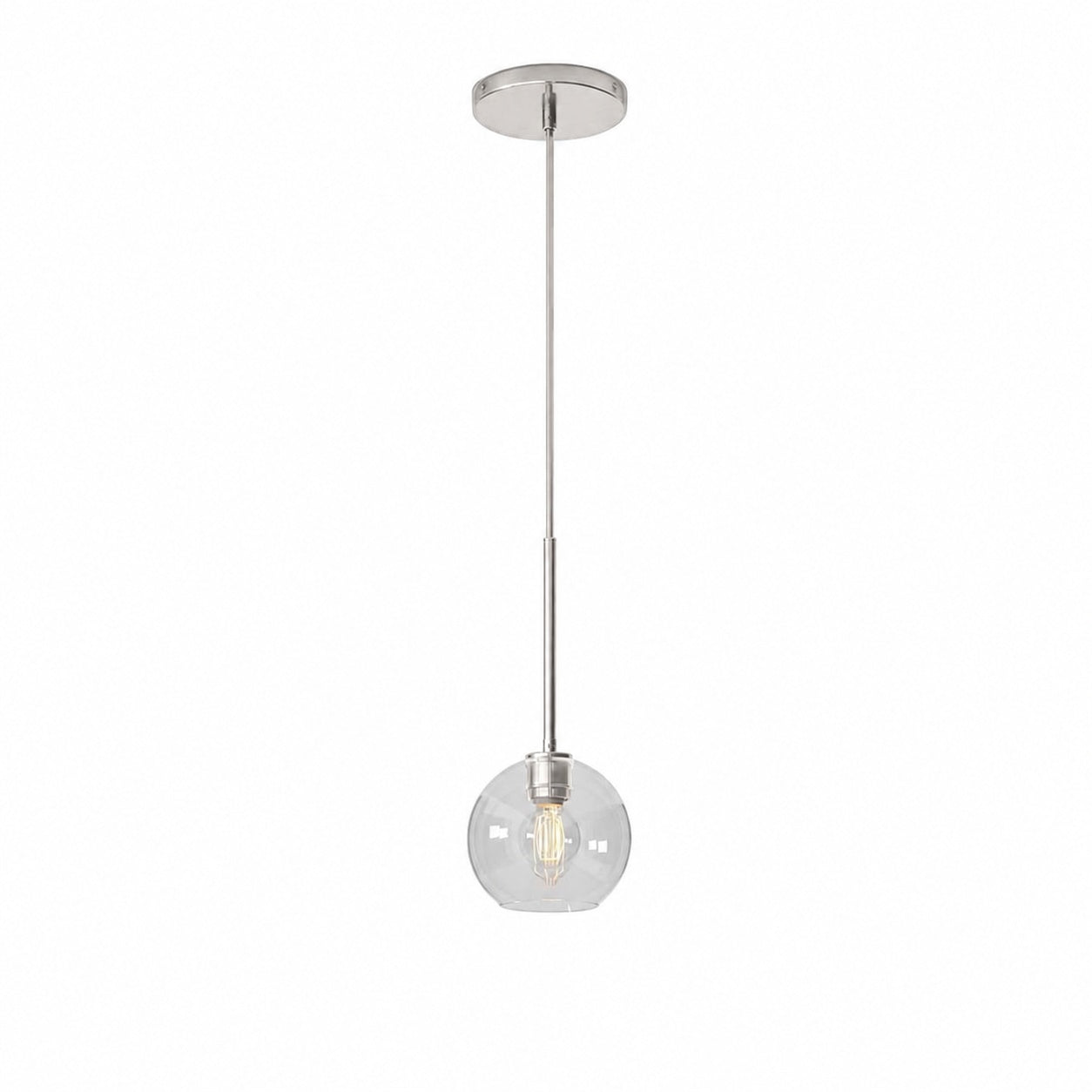 Selvion Sculptural Globe Pendant Light - Modern Glass Pendant Lamp - Sleek Design