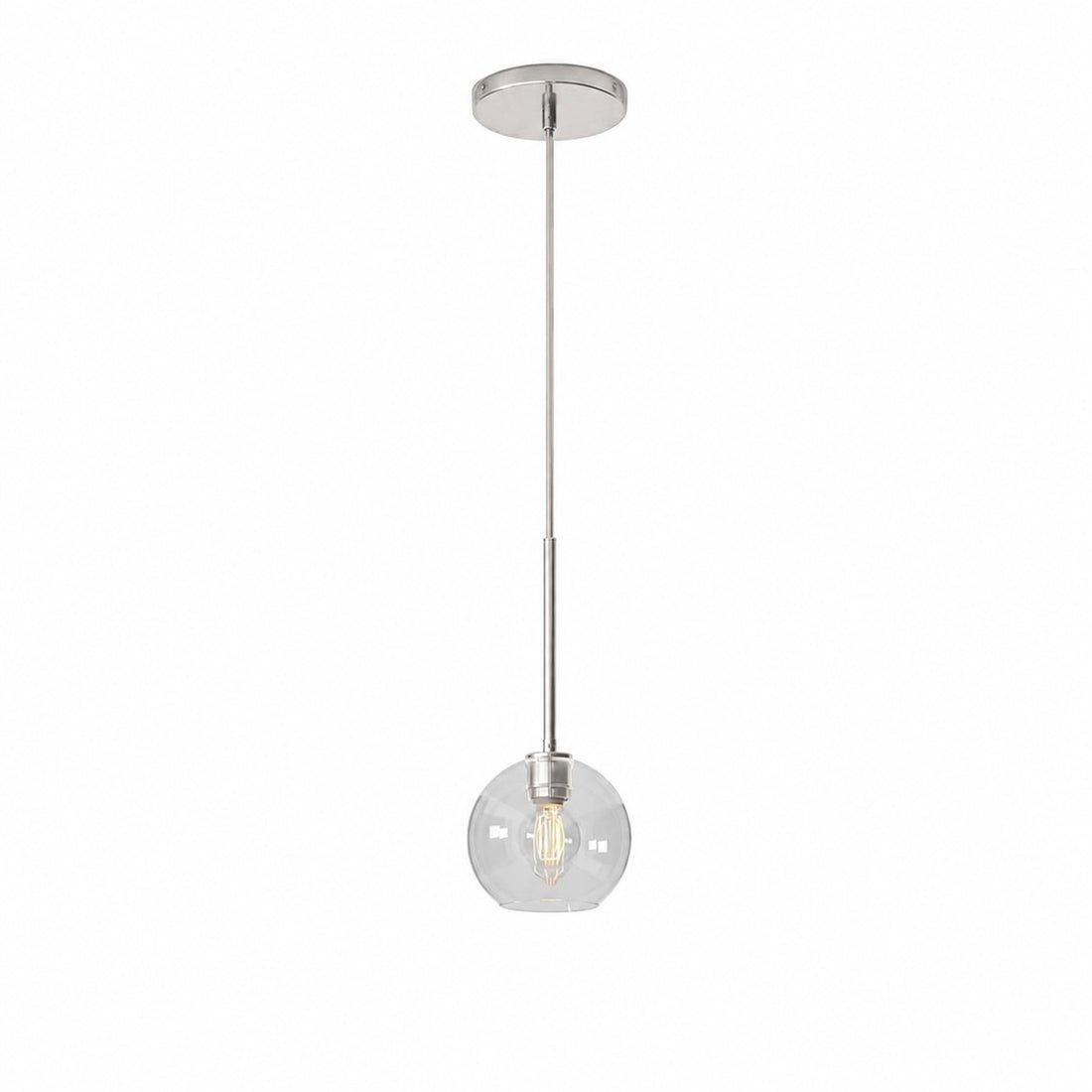 Selvion Sculptural Globe Pendant Light - Modern Glass Pendant Lamp - Sleek Design