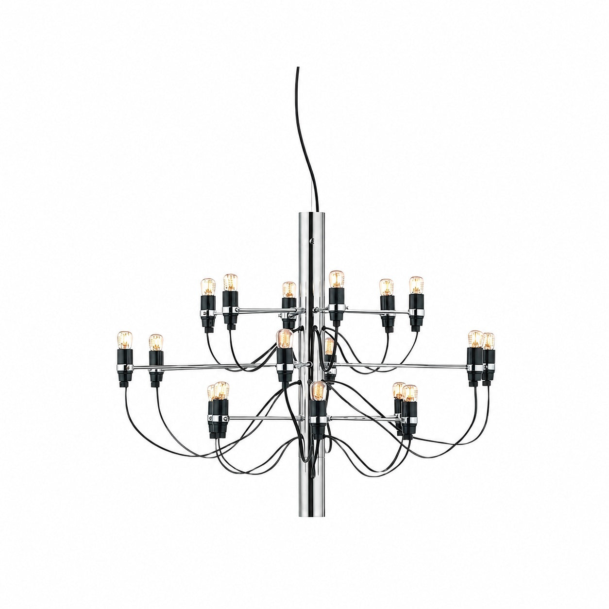 Tendrila Contemporary Multi-Light Chandelier - Industrial-Inspired Design Metal Suspension for Lounges N01