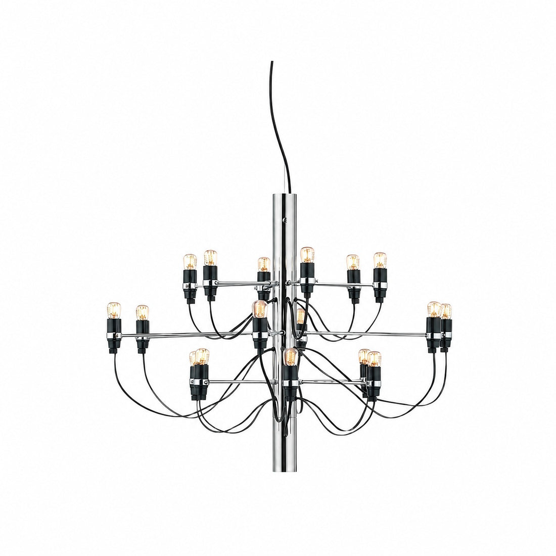 Tendrila Contemporary Multi-Light Chandelier - Industrial-Inspired Design Metal Suspension for Lounges N01