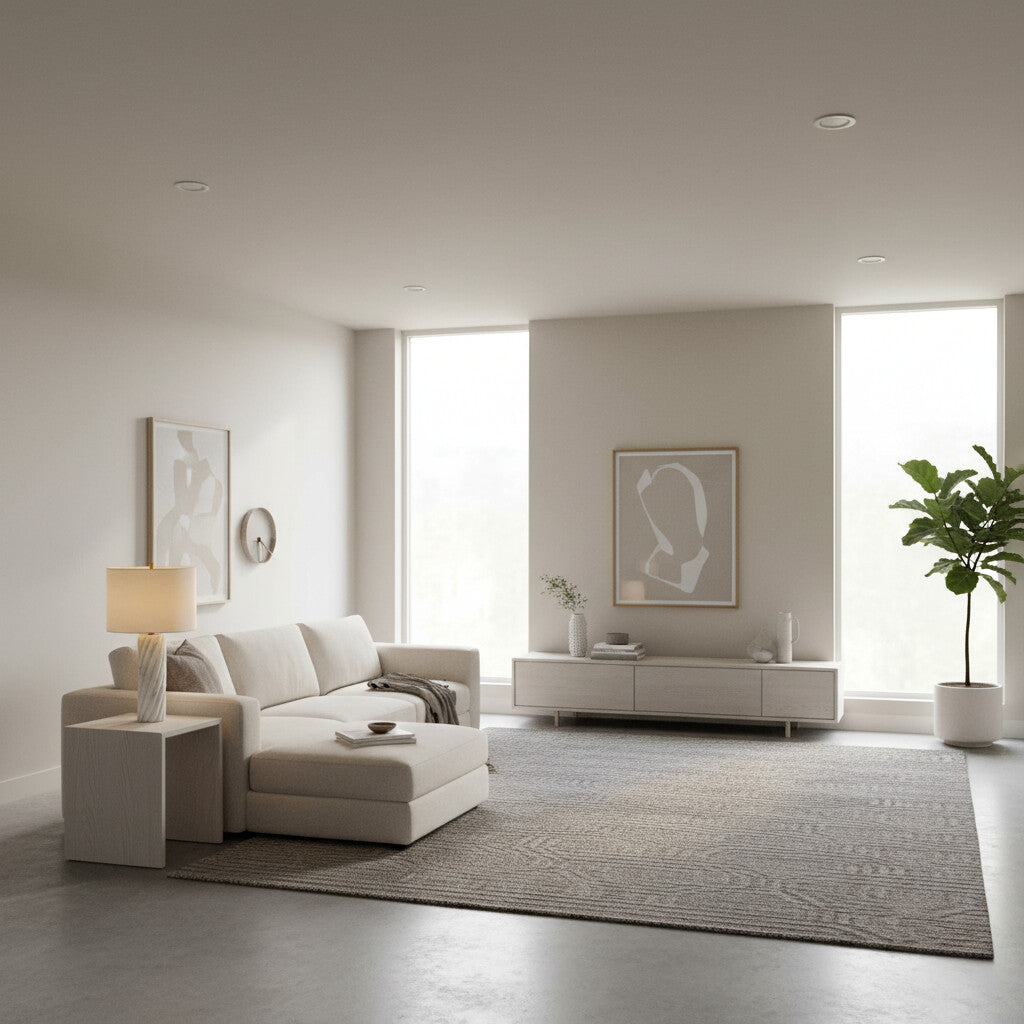 Albi Sculpture Marble Table Lamp - Minimalist metal design suitable for bedroom or living room