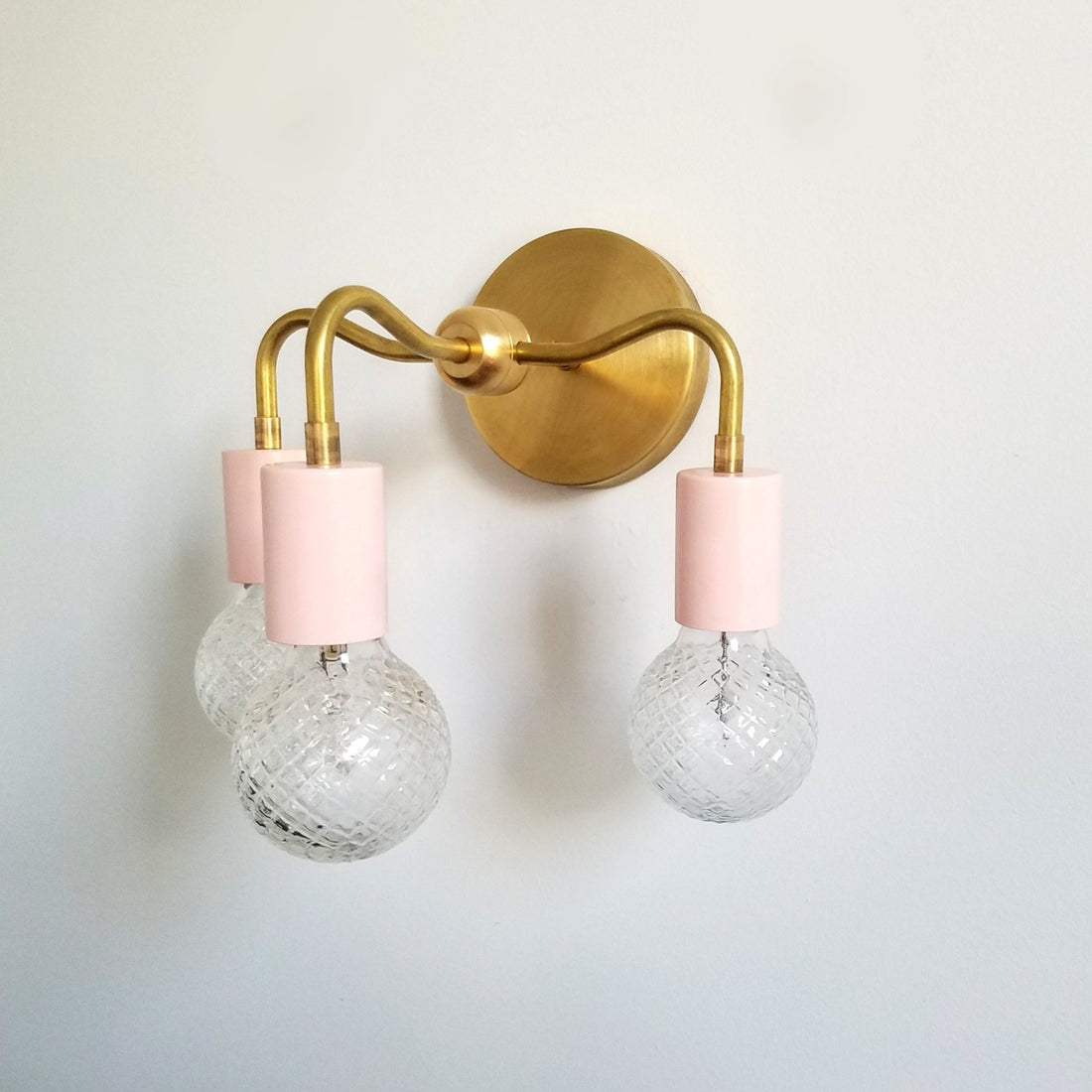 Vintage Style Elegant Three - Arm Metal Wall Sconce