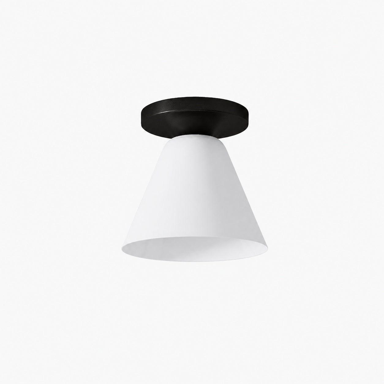 Conica Cone Flush Mount – Glass Ceiling Light for Modern Spaces