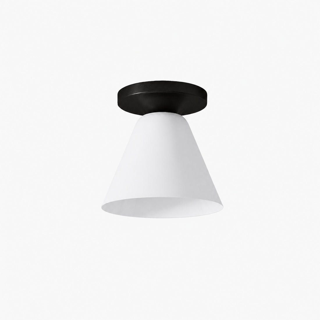 Conica Cone Flush Mount – Glass Ceiling Light for Modern Spaces