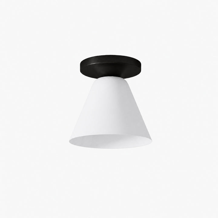 Conica Cone Flush Mount – Glass Ceiling Light for Modern Spaces