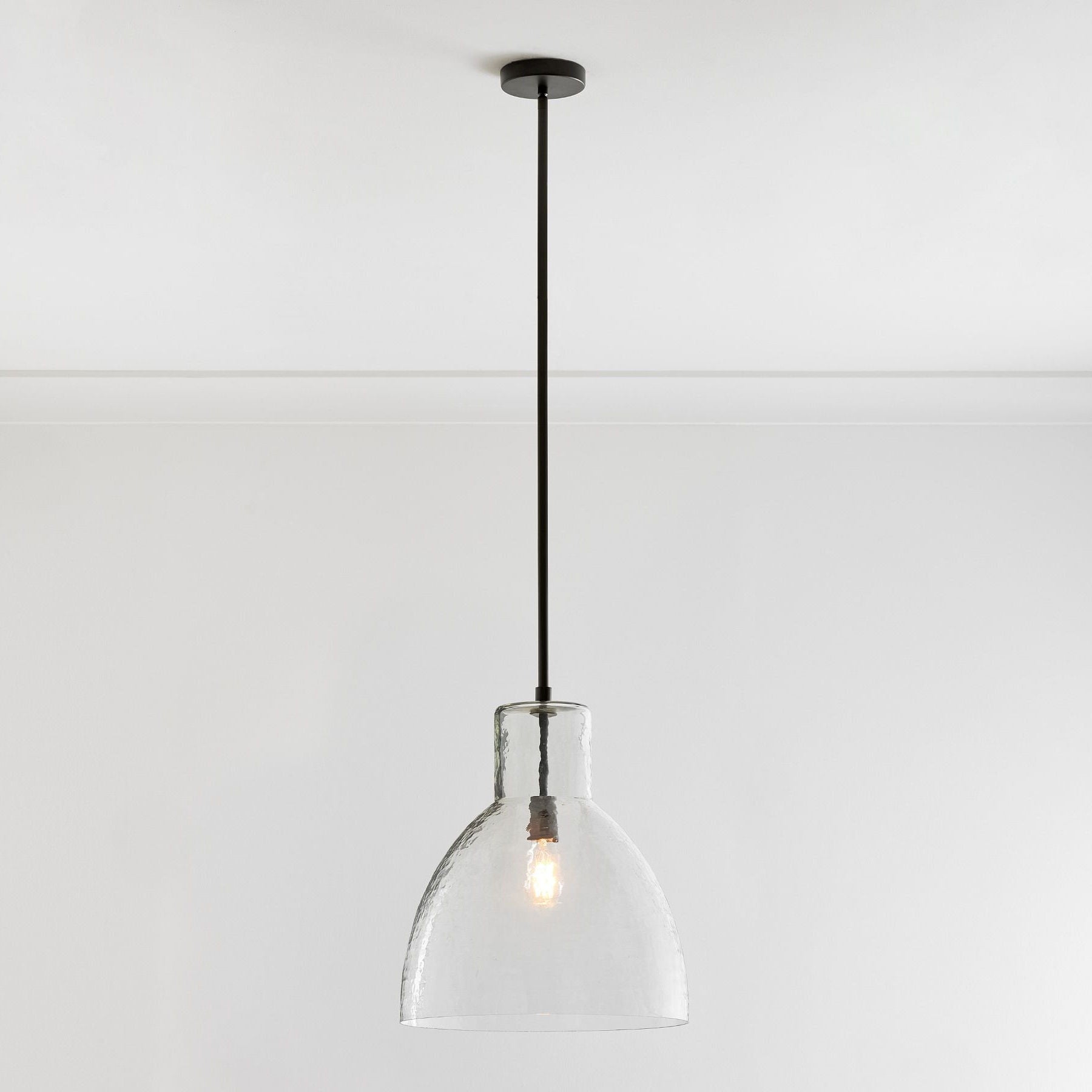 Glavira Industrial Metal Canopy Pendant – Soft Light Diffusing Fixture for Kitchen Islands