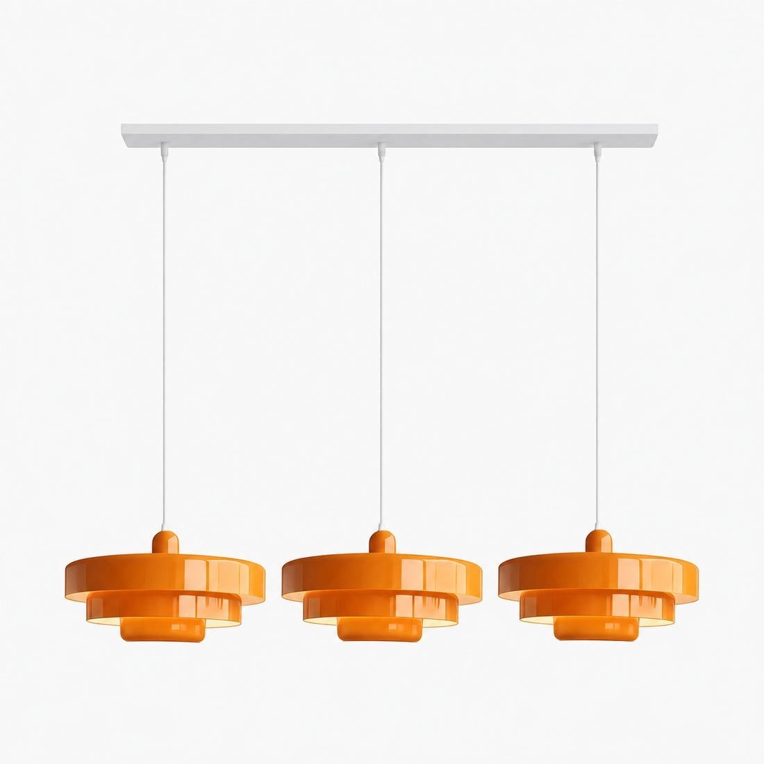 Malero Triple Layer Macarons Pendant Light - Modern Disc Form Lighting for Dining Room or Lounge N52