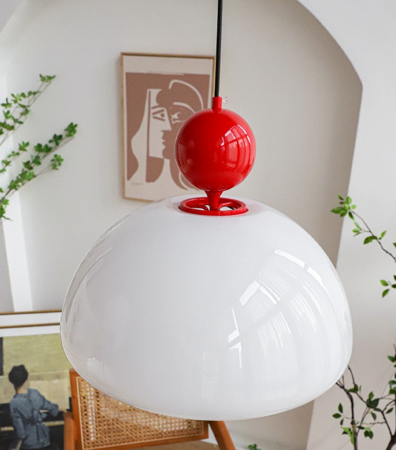 Nostalgic Retro Glass Pendant Light