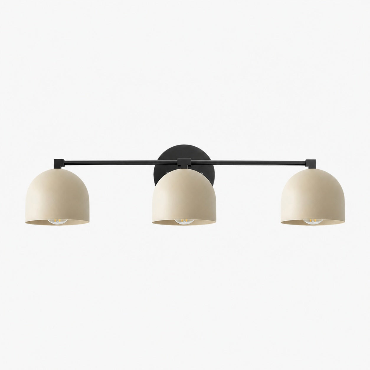 Metio Dome Mid-Century Deep Ball Vanity Lamp - Brass Wall Sconce
