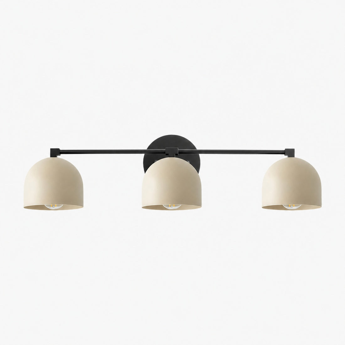 Metio Dome Mid-Century Deep Ball Vanity Lamp - Brass Wall Sconce