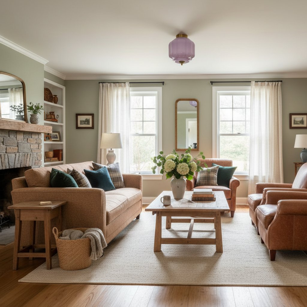 Vintage Eloise Milk Glass Flush Mount Ceiling Light - Vintage Charm Soft Glow