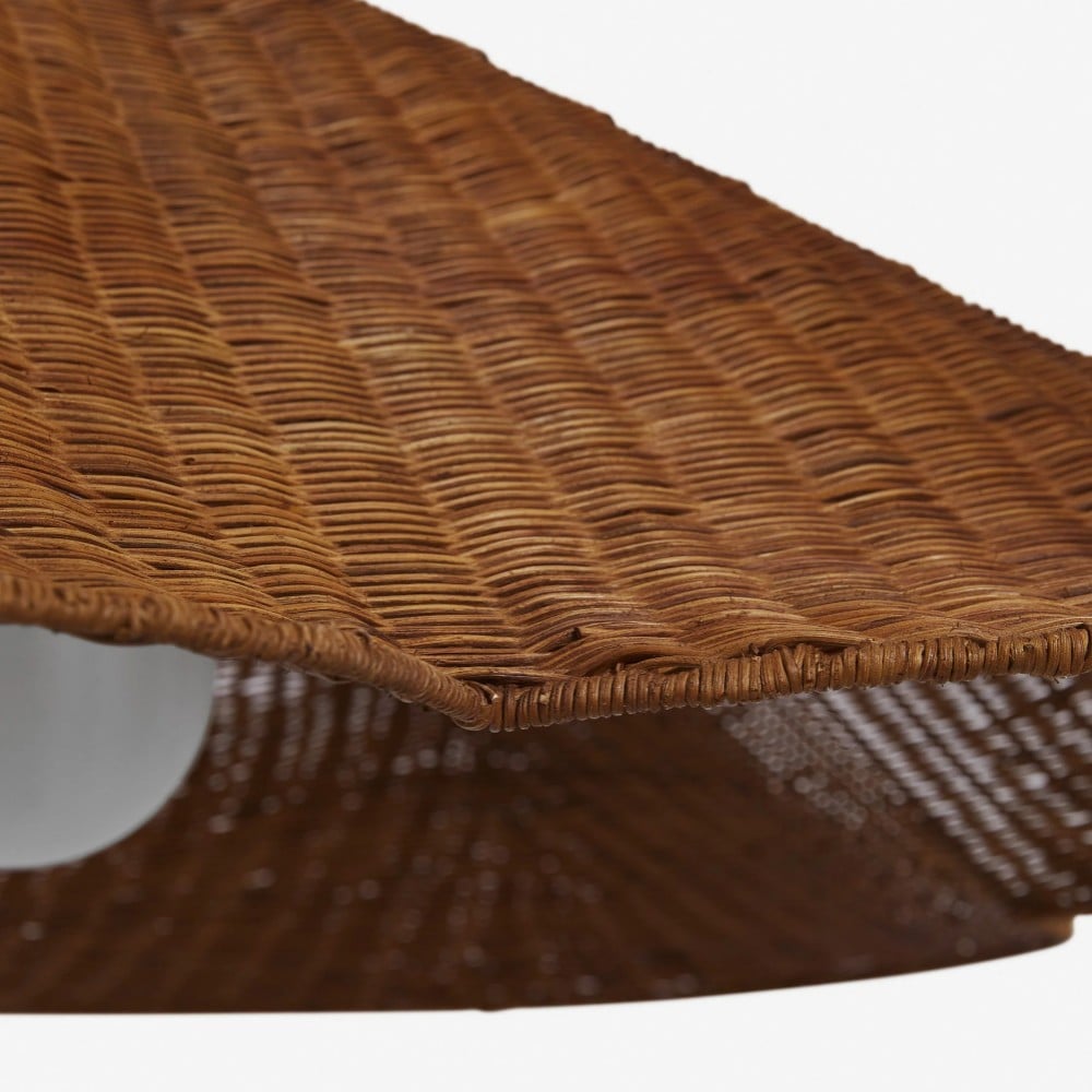 Wickara Natural Rattan Woven Pendant Light – Boho-Chic Hanging Lamp for Living and Dining