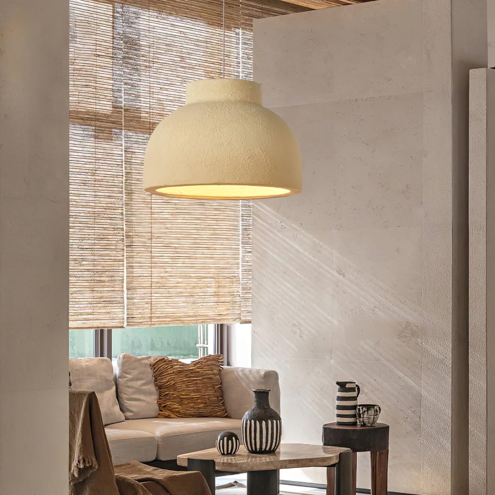 Matte Texture Wabi Sabi Pendant Light