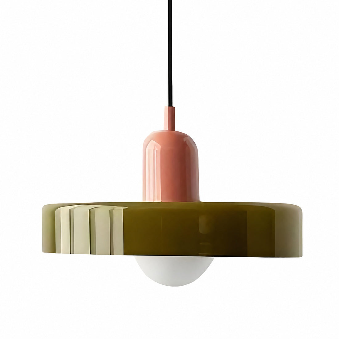 Glasora Modern Glass Suspension Light – Minimalist Nordic Pendant Lamp for Kitchen and Hallway N32
