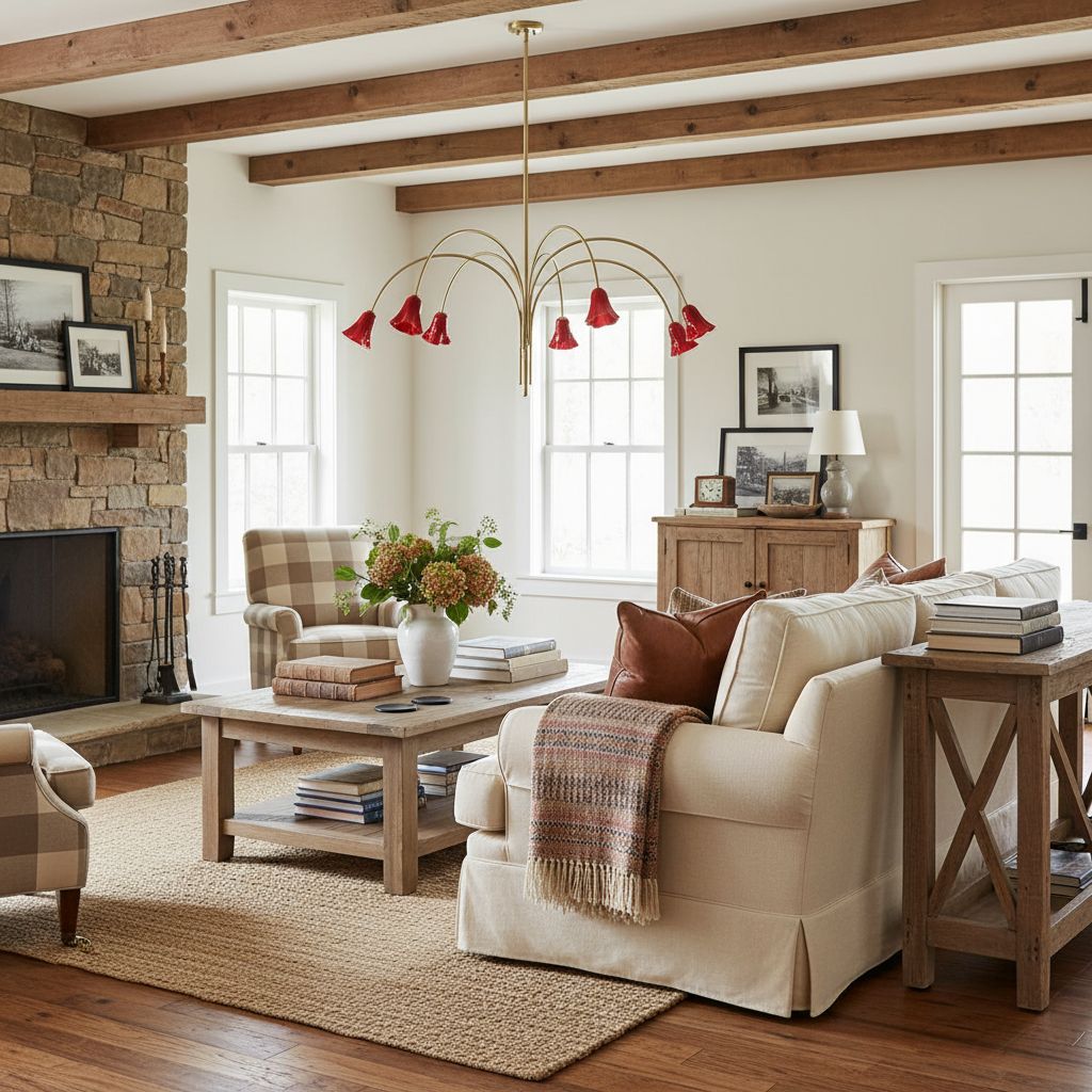 Bellina Modern Romantic Chandelier - Botanical Lily Design with Glass Flowers