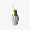 Modern Milk Glass Pendant Light for Dining Room