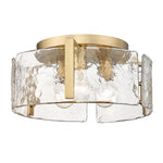 Load image into Gallery viewer, Modern Drum Water Ripple Ceiling Light - Glass Flush Mount Light
