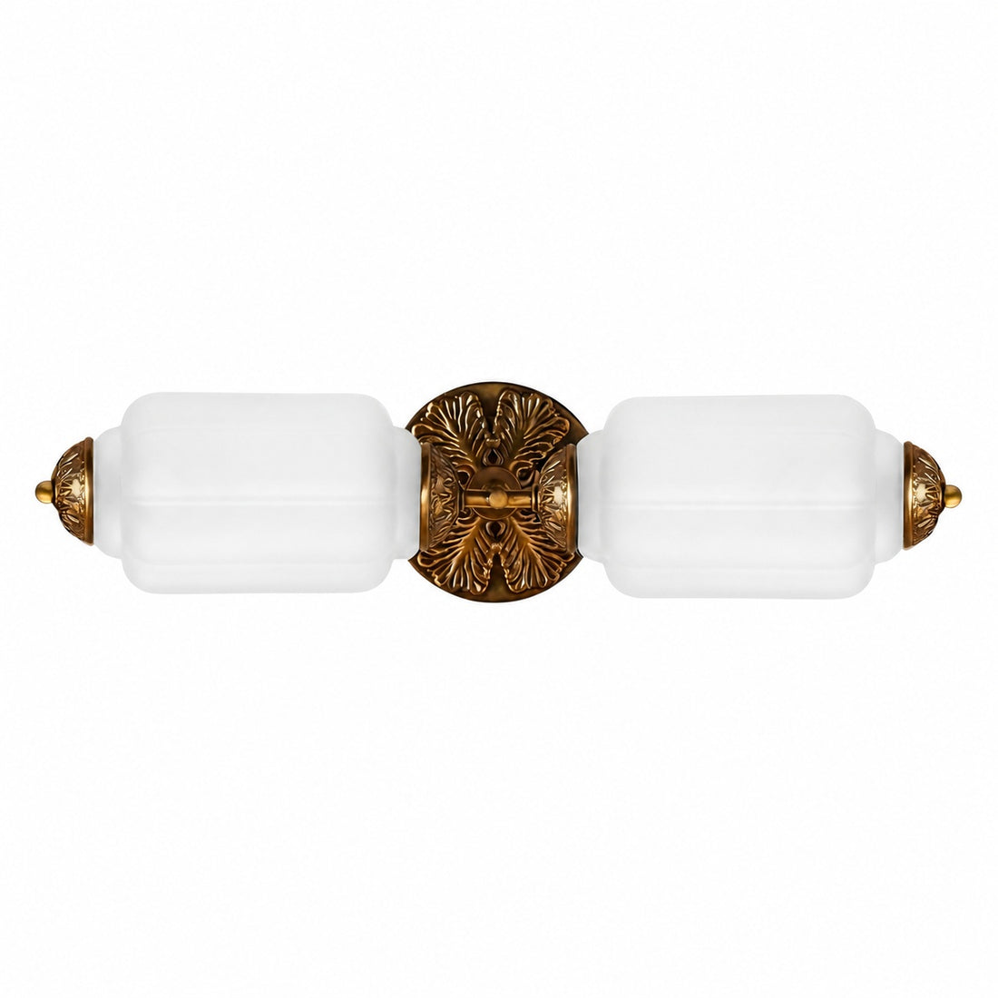 Eloise Brass Wall Sconce – Elegant Milk Glass Vintage Lighting