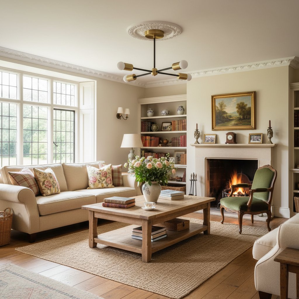 Lumen Radial-Arm Geometric Lamp – Modern Ceiling Lighting for Foyer or Office