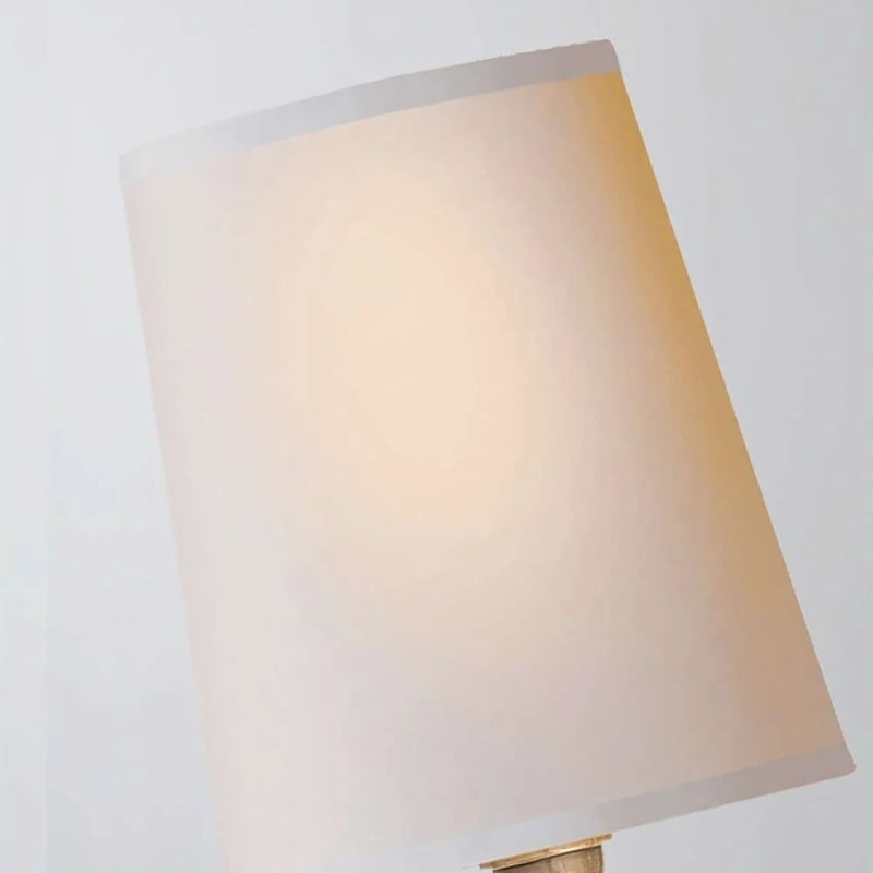 Roven Modern Double Wall Sconce with Curved Arms and Fabric Shades – Classic Accent Lighting for Bedroom