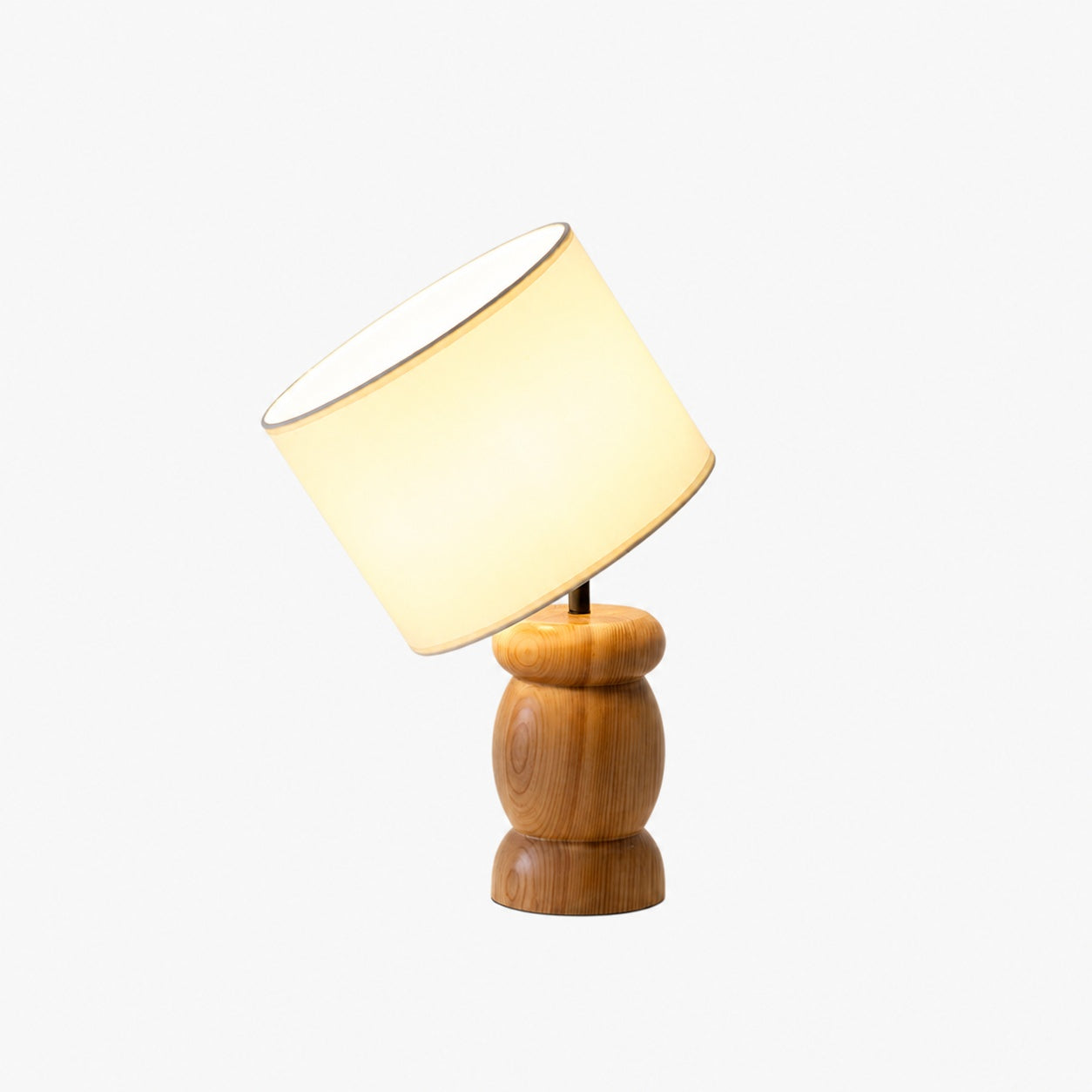 Pebble Wood Table Lamp