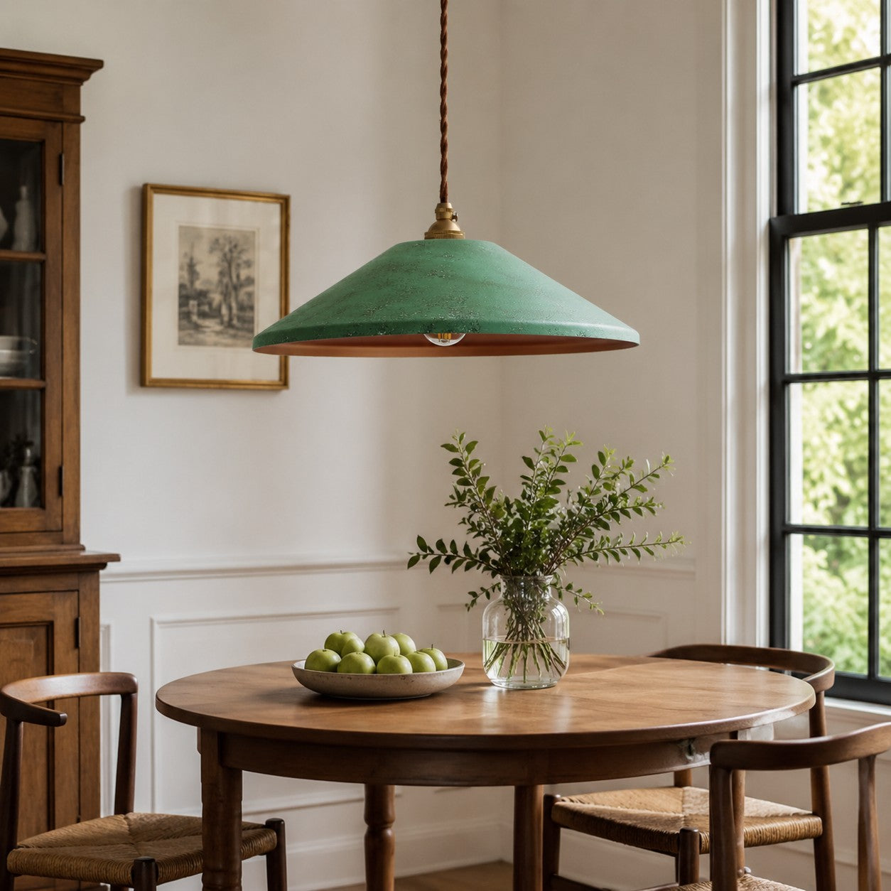 Hand-Rusted Nordic Farmhouse Pendant Light Fixture