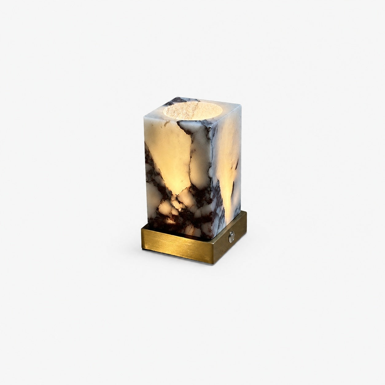 Cube Marble Table Lamp