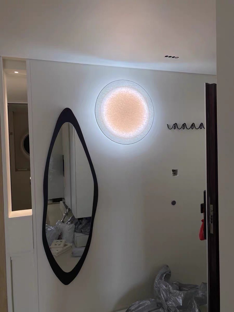 Modern Simple Plug-In Round Wall Lamp