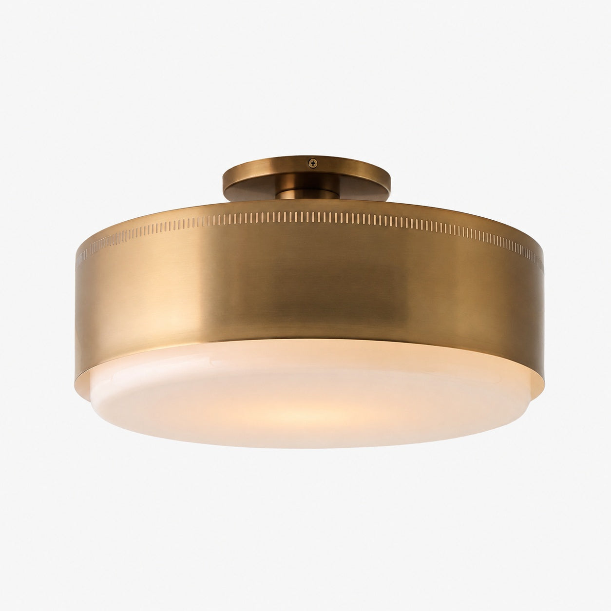 Bolvira Metal Flush Mount - Contemporary Ceiling Light with Subtle Glow