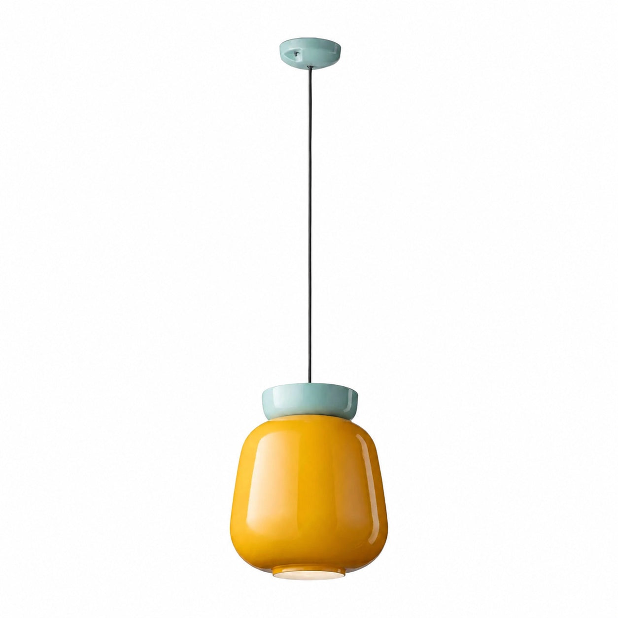 Fiesta Colorful Bowl Shaped Nordic Ceramic Pendant Lamp