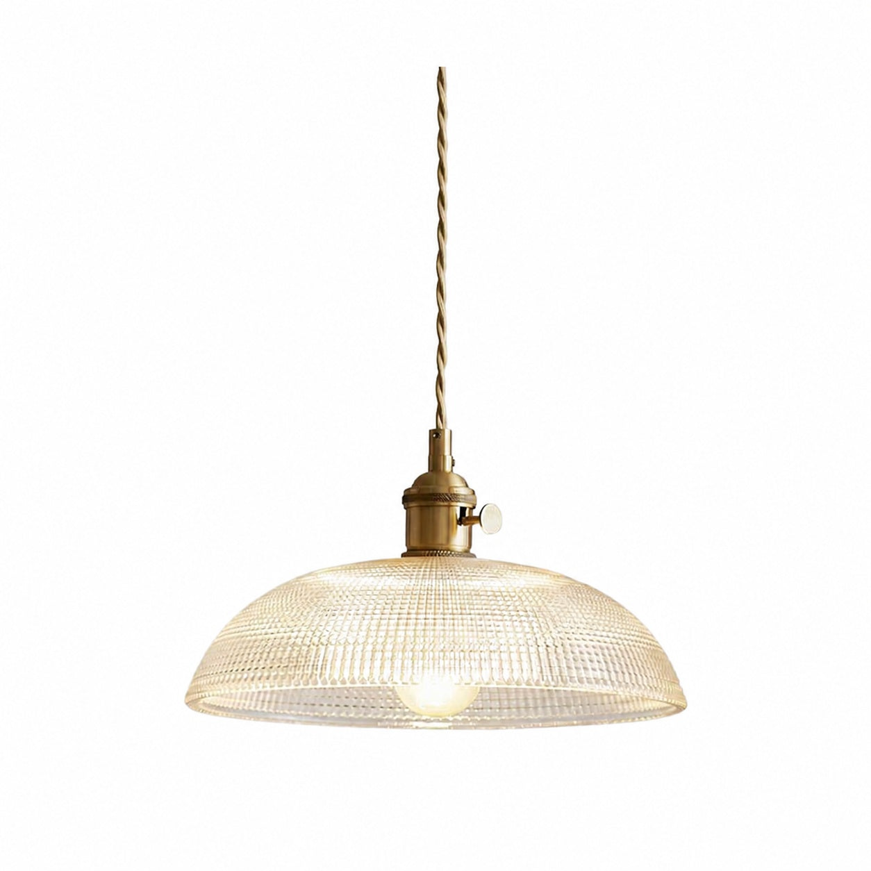 Velaris Ribbed Spiral Pendant Light - Domed Silhouette Ceiling Fixture for Modern Interior