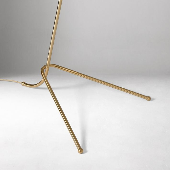 Oslan Scalloped Shade Floor Lamp - Modern Lighting with Arched Base