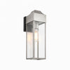 Georgon Exterior Wall Lantern Light – Clear Glass Shade, Classic Architectural Style for Outdoor Spaces