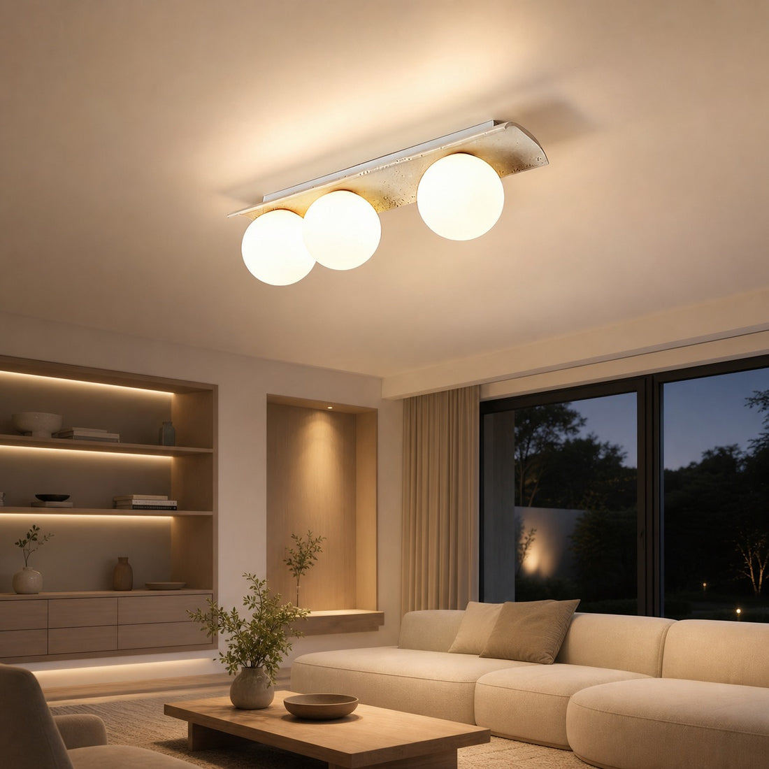 Bianca Globe Ceiling Lamp