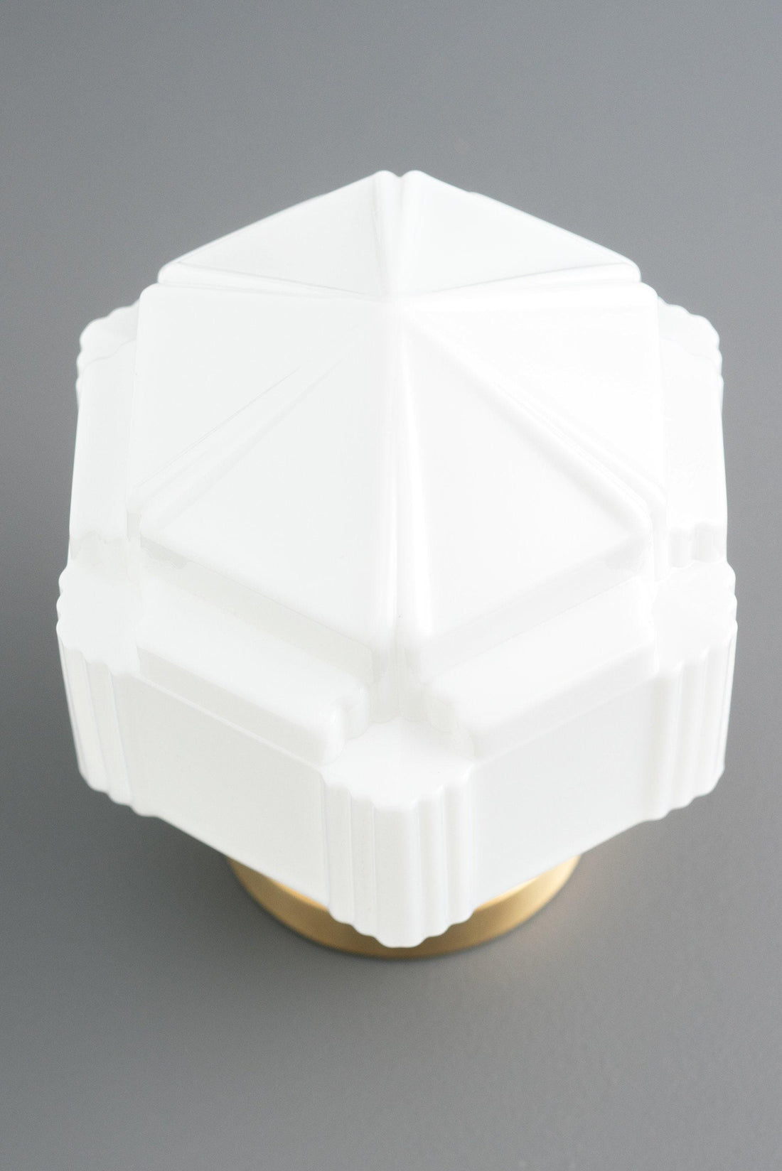 Geotower Glass Art Deco Ceiling Light - Glass Fixture - Elegant Home Lighting