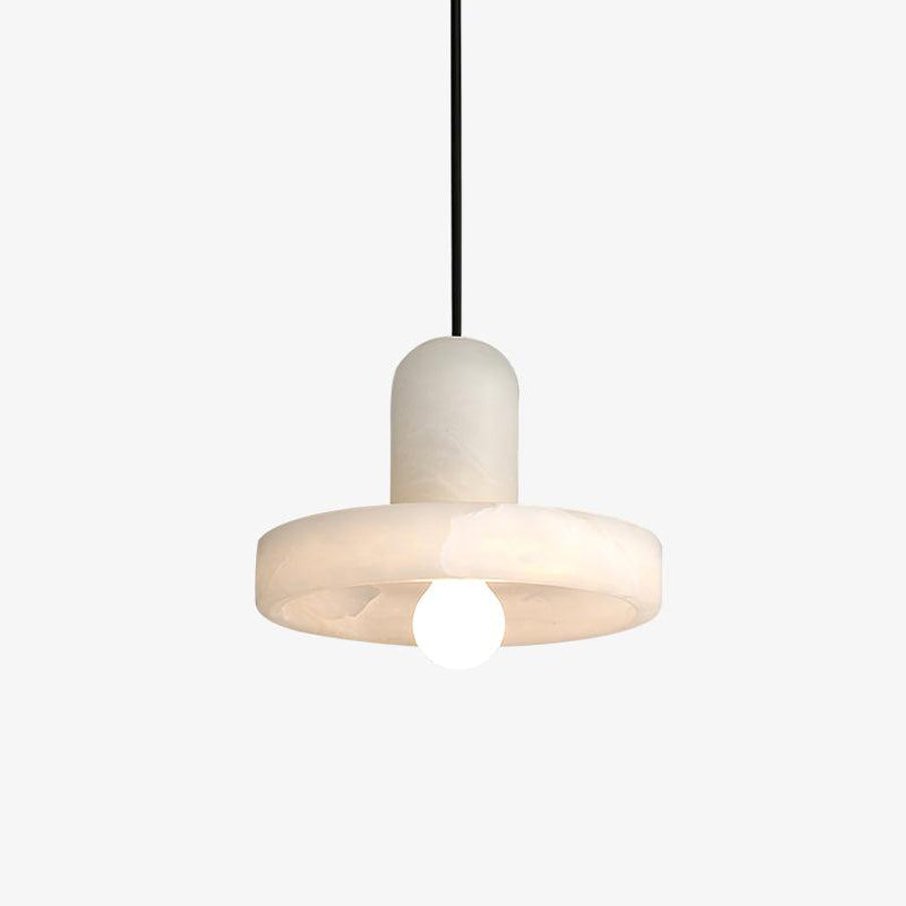 Elegant Creative White Alabaster Pendant Light