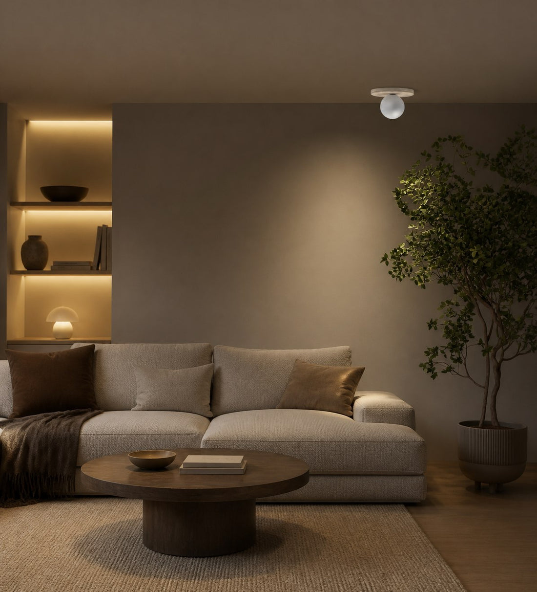 Lucie Flushmount Sconce