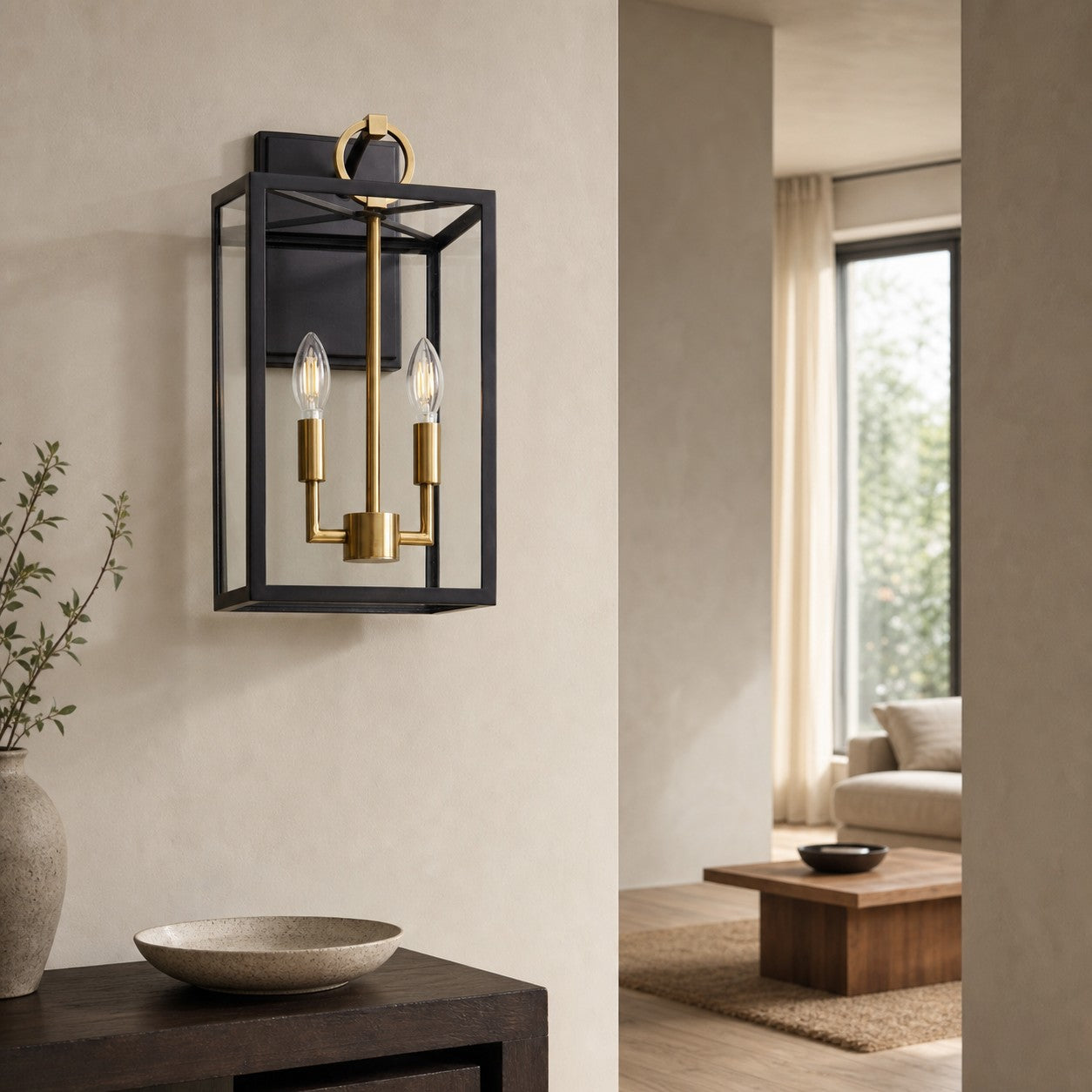 Ferrix Industrial Iron Outdoor Wall Lamp - Lighting Stylish Exterior Glass Lighting