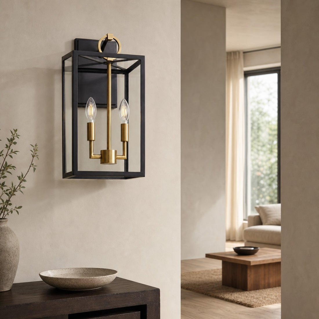 Ferrix Industrial Iron Outdoor Wall Lamp - Lighting Stylish Exterior Glass Lighting